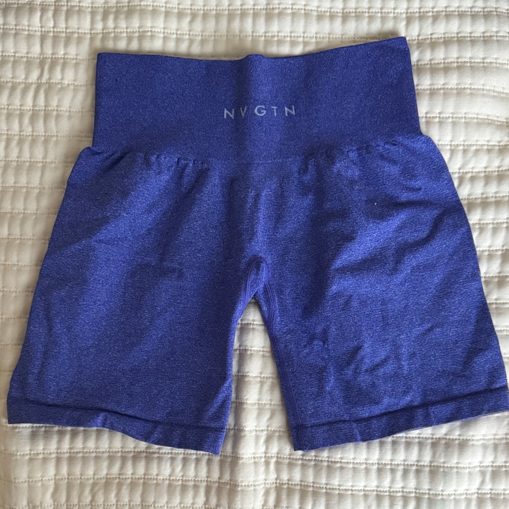 NVGTN Women's Vibrant Blue Bike Shorts